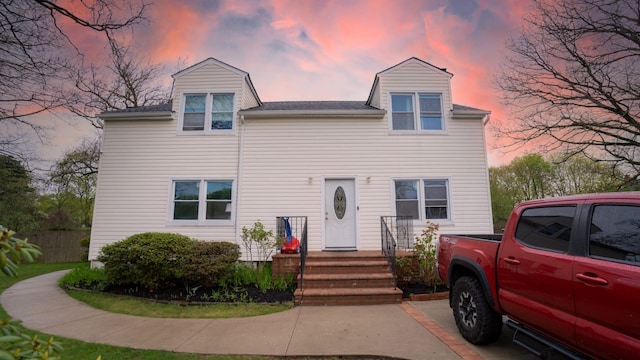view of front of home