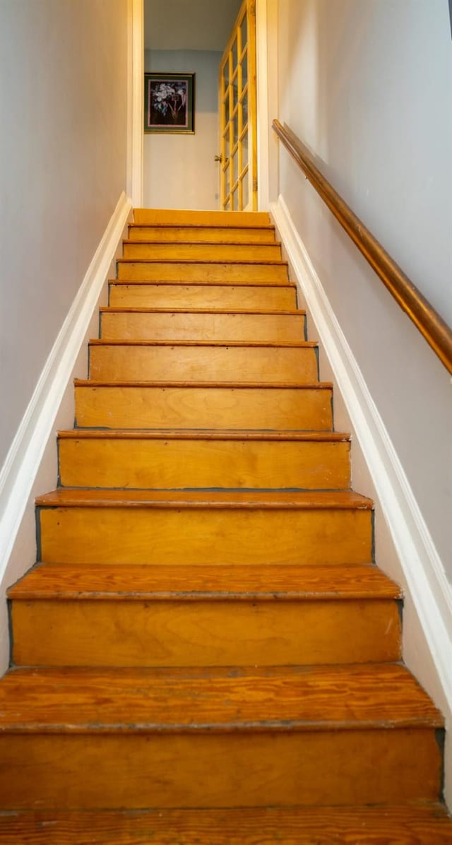 view of stairs