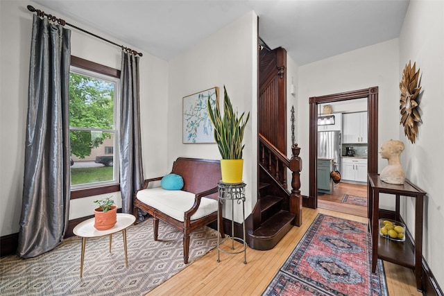 96 E Main St, Port Jervis, NY 12771 - sitting room featuring light wood-style floors