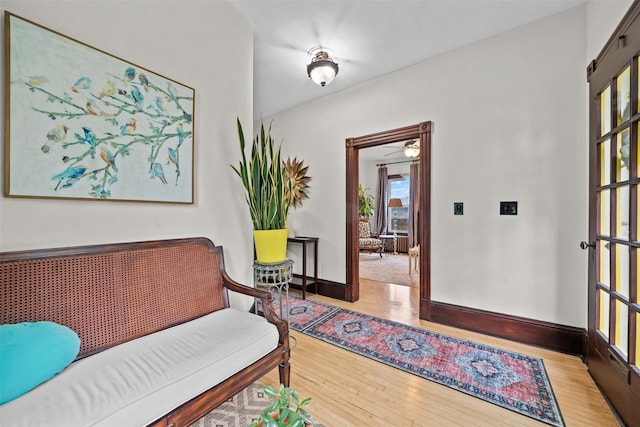 96 E Main St, Port Jervis, NY 12771 - entryway featuring wood finished floors and baseboards