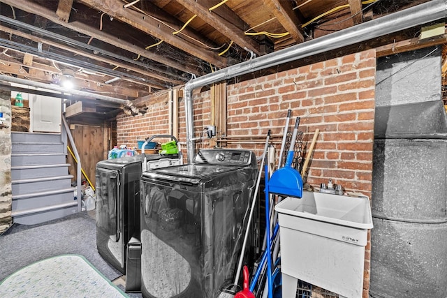 96 E Main St, Port Jervis, NY 12771 - washroom featuring washing machine and clothes dryer