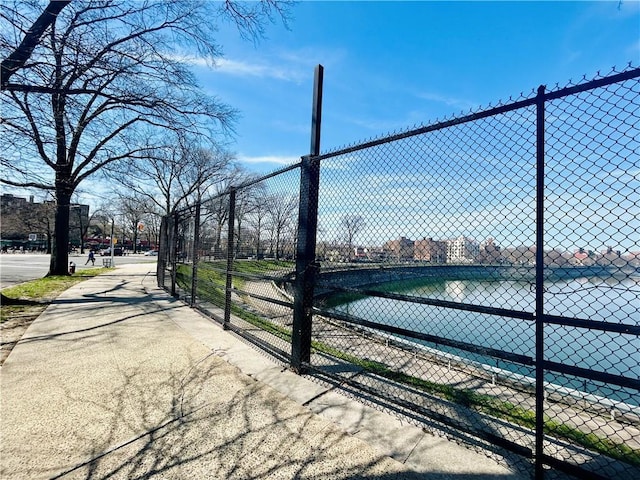 exterior space featuring fence