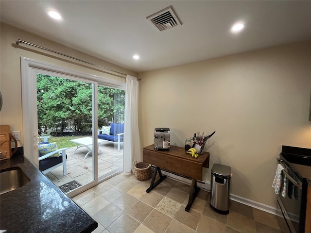 140A Laurance Ln, Ridge, NY 11961 - home office with recessed lighting and baseboards