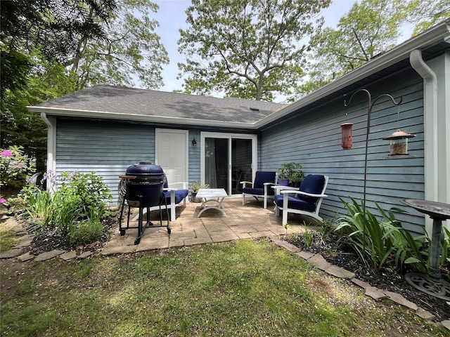 140A Laurance Ln, Ridge, NY 11961 - back of house with a patio area