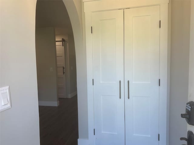 view of closet