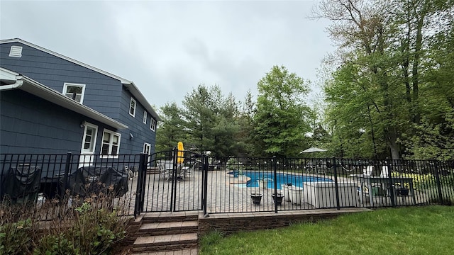 8 Rolling Way, New City, NY 10956 - pool featuring fence and a patio area