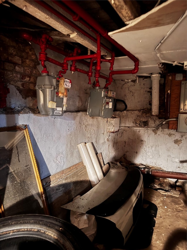 view of utility room