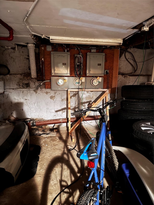 utilities with electric panel