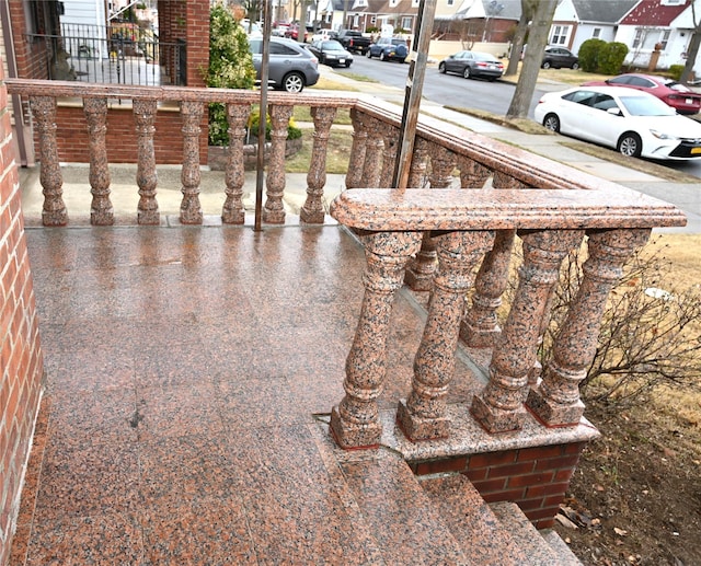 8260 266th St, Glen Oaks, NY 11004 - wooden deck with a residential view