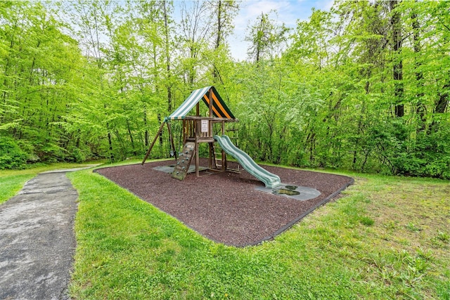 311 Fox Run Ln, Carmel, NY 10512 - community play area featuring a wooded view