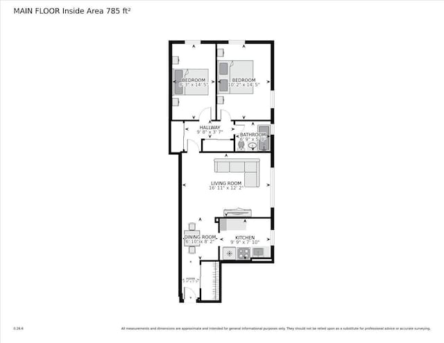 62-15 53rd Ave Unit Lgd, Maspeth, NY 11378 - floor plan / room layout