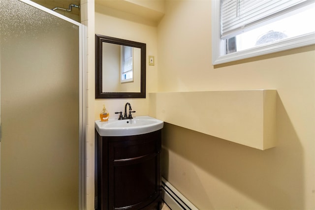 7 Cobblestone Ln, Cortlandt Manor, NY 10567 - bathroom featuring a stall shower and vanity