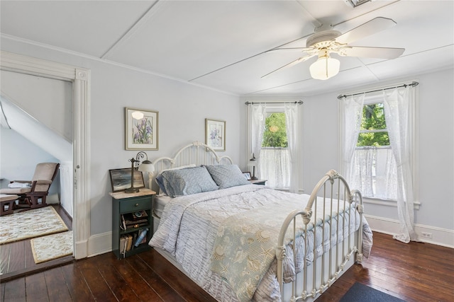 264 Washington Ave, Jamesport, NY 11947 - bedroom featuring hardwood / wood-style flooring and ceiling fan