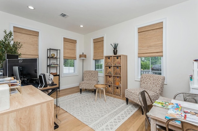 4 Haring Ave, Sparkill, NY 10976 - office featuring plenty of natural light, light wood-type flooring, recessed lighting, and baseboards