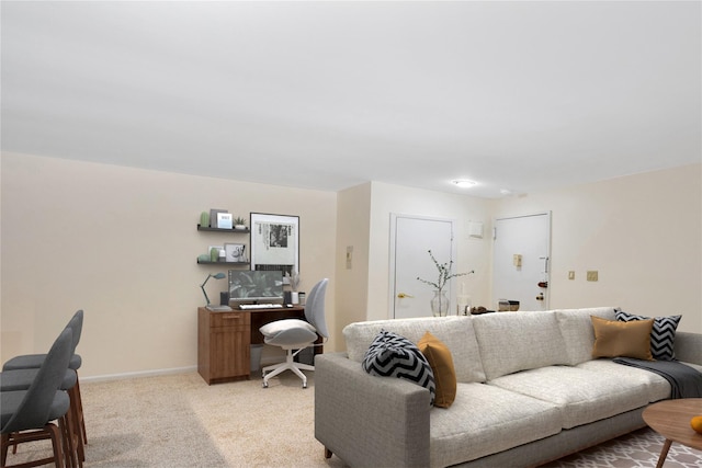 40 Daley Pl Unit 230, Lynbrook, NY 11563 - living room featuring light colored carpet and baseboards