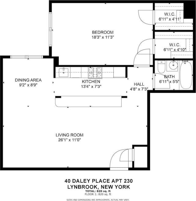40 Daley Pl Unit 230, Lynbrook, NY 11563 - floor plan / room layout
