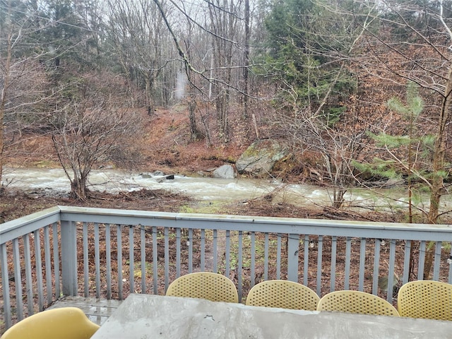 7181 County Highway 7, Roscoe, NY 12776 - deck with outdoor dining area