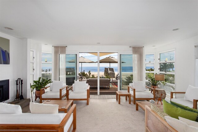 592 Ocean Walk, Fire Island Pines, NY 11782 - view of sunroom / solarium