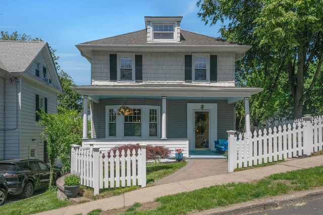 65 Hamilton Pl, Tarrytown, NY 10591 - traditional style home with covered porch and roof with shingles