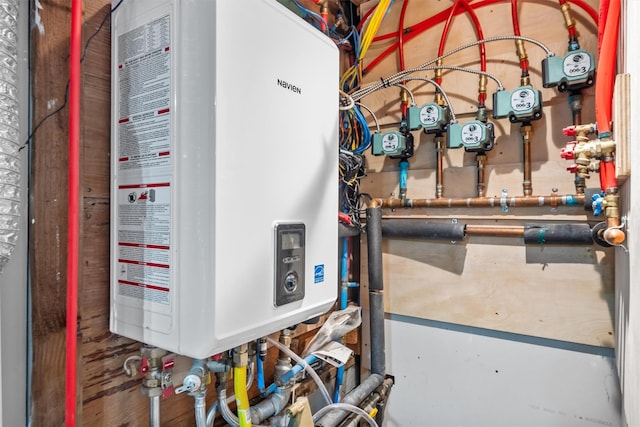 utilities with tankless water heater