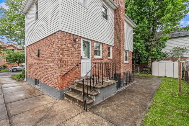 39-27 216th St, Bayside, NY 11361 - entrance to property with brick siding