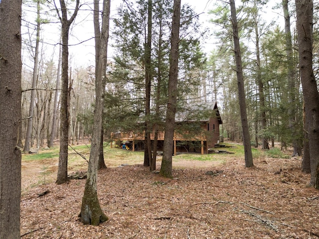 15 Chapin Trl, White Lake, NY 12720 - view of yard with a deck