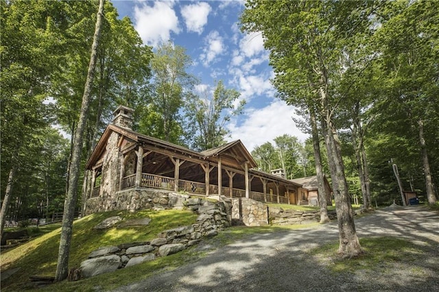 15 Chapin Trl, White Lake, NY 12720 - exterior space with a chimney