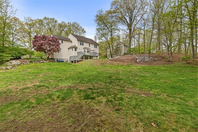 26 Garrity Blvd, Brewster, NY 10509 - view of yard with stairway and a deck