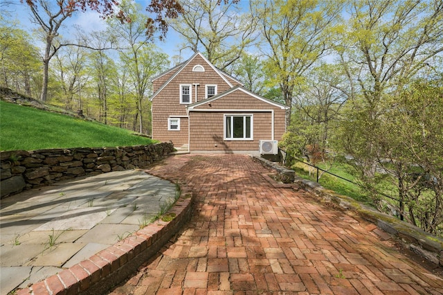90 Shingle House Rd, Millwood, NY 10546 - rear view of house featuring a lawn and ac unit