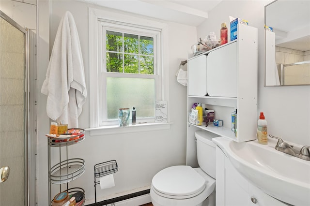 90 Shingle House Rd, Millwood, NY 10546 - bathroom with a stall shower, toilet, and vanity