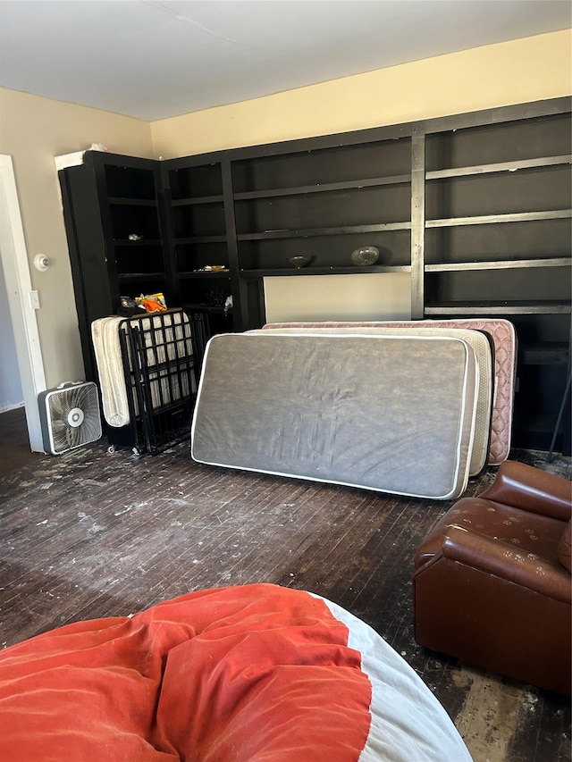 bedroom featuring hardwood / wood-style floors
