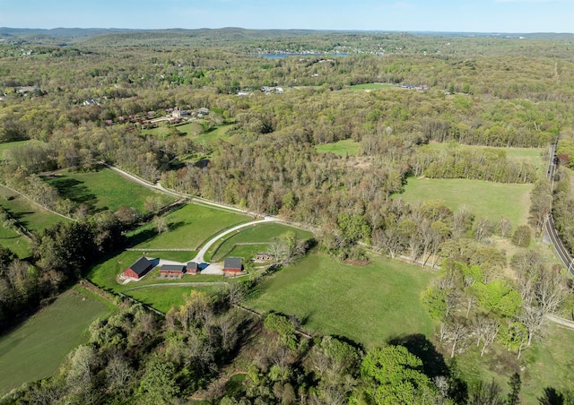 422 Hardscrabble Rd, North Salem, NY 10560 - drone / aerial view featuring a view of trees