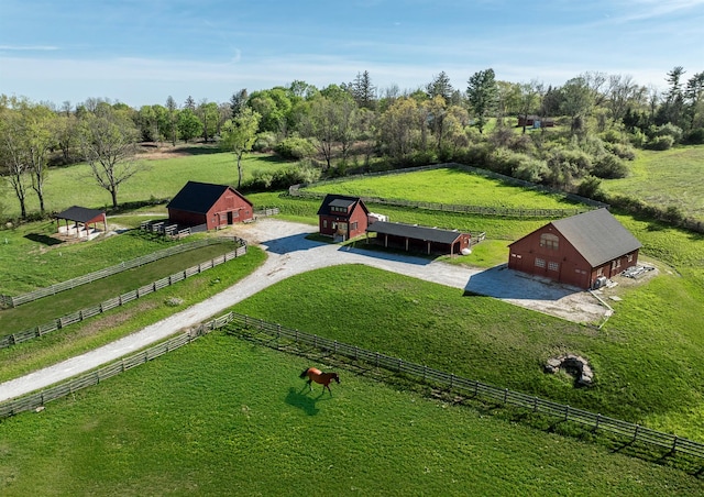 422 Hardscrabble Rd, North Salem, NY 10560 - bird's eye view featuring a rural view