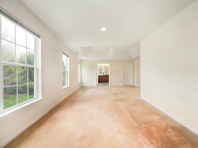 417 Vassar Pl, Fishkill, NY 12524 - spare room with recessed lighting, baseboards, and light colored carpet