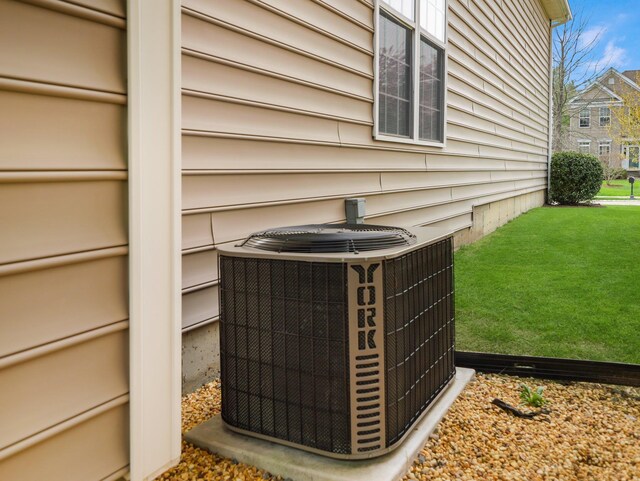 417 Vassar Pl, Fishkill, NY 12524 - details with central air condition unit