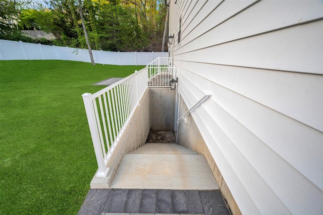 view of stairs