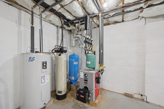 143 Tuthill Rd, Montauk, NY 11954 - utilities with water heater and a heating unit