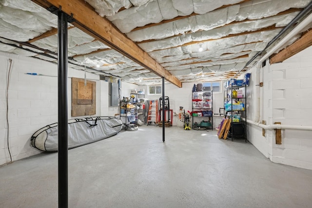 143 Tuthill Rd, Montauk, NY 11954 - below grade area featuring concrete block wall