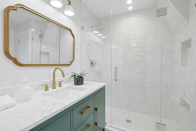 490 Bellwood Ave, Sleepy Hollow, NY 10591 - full bathroom with vanity and a stall shower