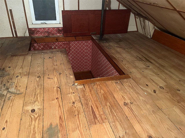 details with wood finished floors