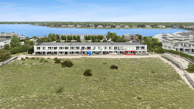279 Dune Rd Unit 2, Westhampton Beach, NY 11978 - view from above of property featuring a nearby body of water