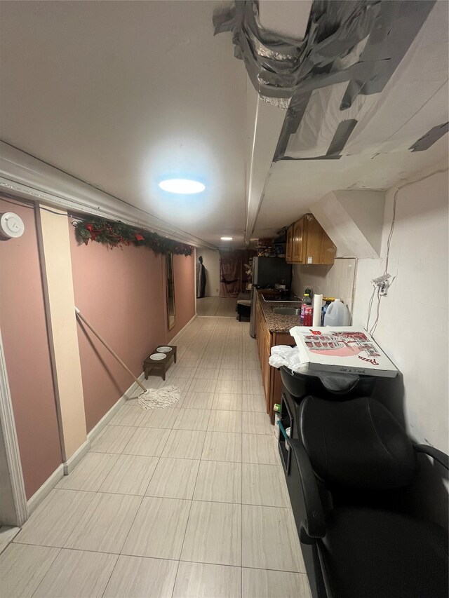 2045 121st St, College Point, NY 11356 - finished below grade area featuring light flooring