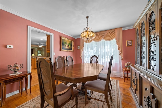 35 Capt Faldermeyer Dr, Stony Point, NY 10980 - dining space with a chandelier, ornamental molding, light wood-style floors, and baseboards