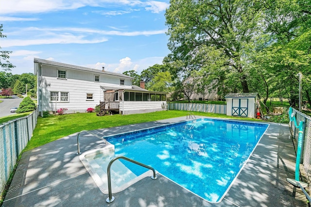 35 Capt Faldermeyer Dr, Stony Point, NY 10980 - view of pool with a sunroom