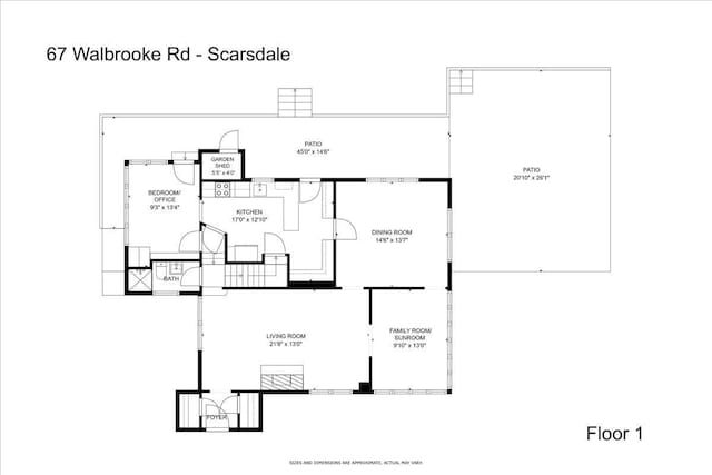 67 Walbrooke Rd, Scarsdale, NY 10583 - room layout