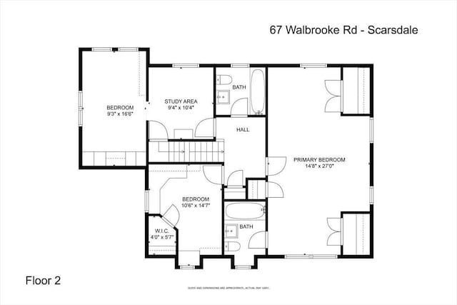 67 Walbrooke Rd, Scarsdale, NY 10583 - floor plan / room layout