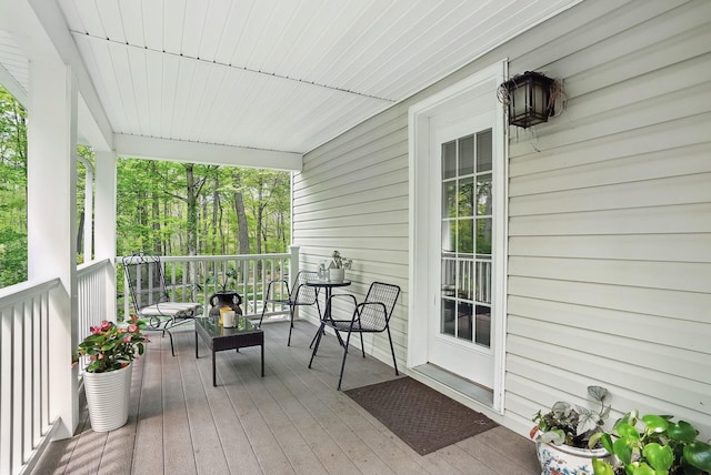 304 Church Rd, Putnam Valley, NY 10579 - deck featuring covered porch