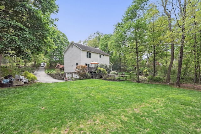 304 Church Rd, Putnam Valley, NY 10579 - view of grassy yard with a garage