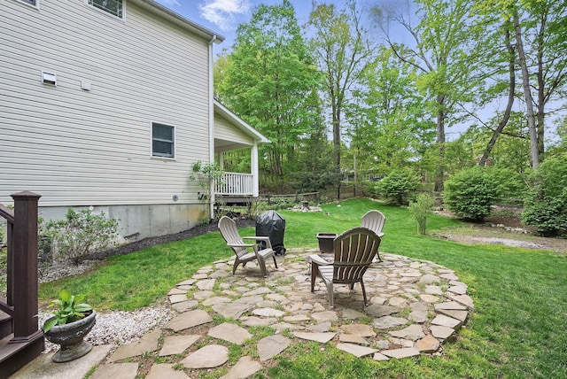304 Church Rd, Putnam Valley, NY 10579 - view of yard featuring a patio area