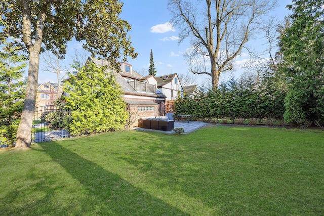 8702 Chevy Chase St, Jamaica Estates, NY 11432 - view of yard with a balcony and a patio area